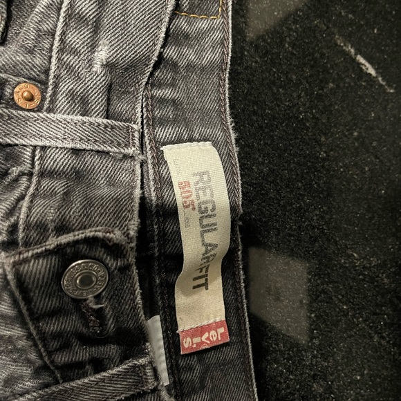 Levi's Women's Black Denim Shorts - Picture 4 of 4